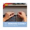 Command 0.15 lbs. Capacity Plastic Decorating Clips Hooks and Strips - Clear (40 Clips and 48 Strips/Pack)